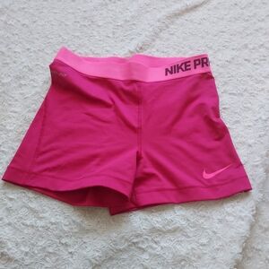 Nike Pro Dri-Fit Compression Women's Hot Pink Athletic Shorts Medium